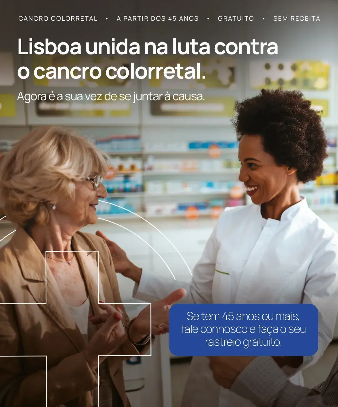 Imagem da campanha de rastreio
