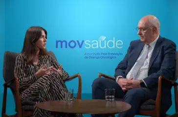 Frame de uma conversa entre Vítor Neves e Dr.ª Mariana Faria Matos, 